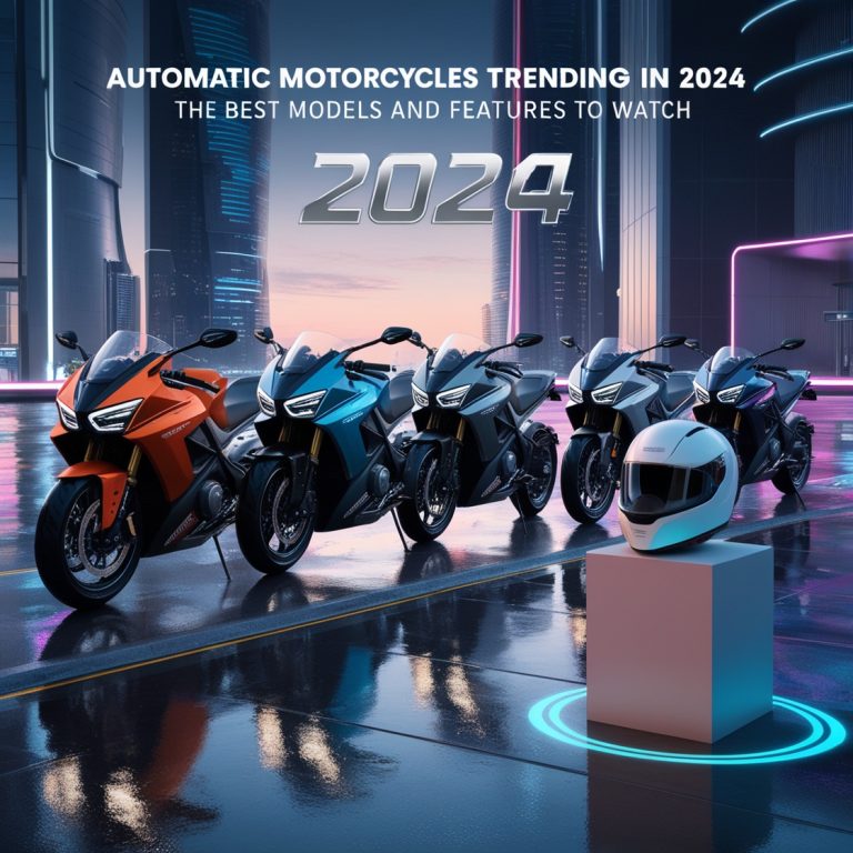 Automatic Motorcycles Trending in 2024: The Best Models and Features to Watch